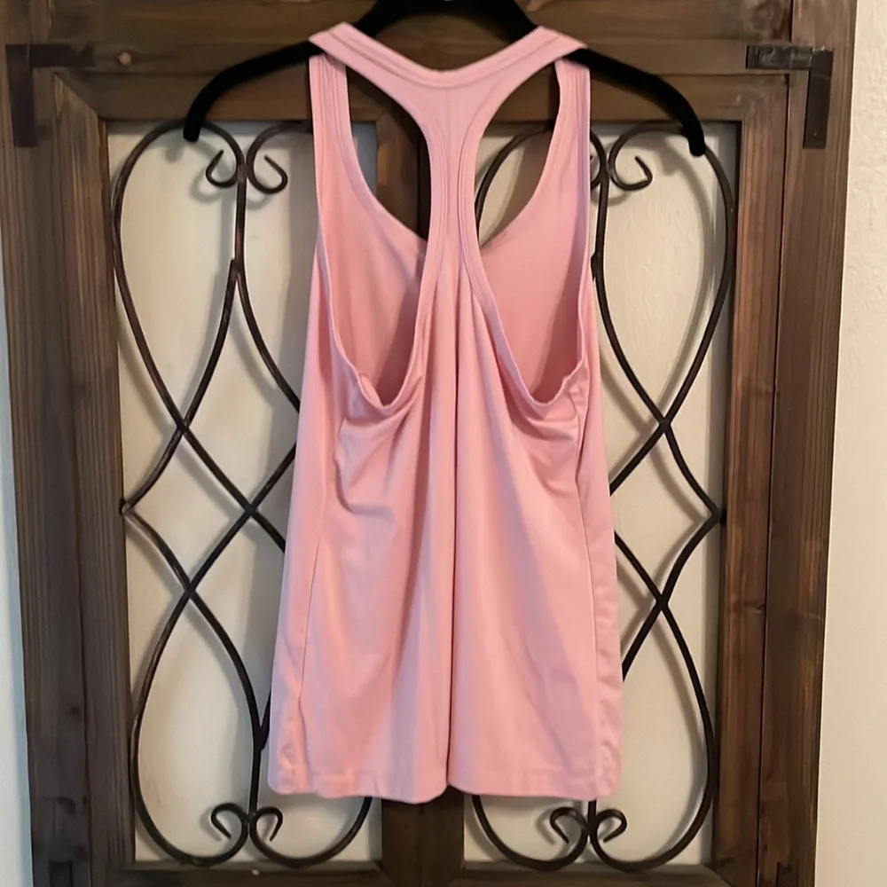 Nike Pink Racerback Tank Top - Picture 6 of 11